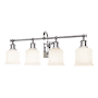 Hudson Valley Lighting Keswick 4 Light 29" Wide Bathroom Vanity Light Polished Chrome