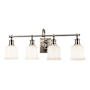 Hudson Valley Lighting Keswick 4 Light 29" Wide Bathroom Vanity Light Satin Nickel