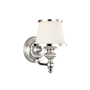 Hudson Valley Lighting Milton Single Light 10" Tall Bathroom Sconce Polished Nickel