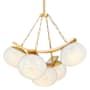 Hudson Valley Lighting Duxbury 5 Light 32" Wide Chandelier Aged Brass
