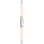 Hudson Valley Lighting Pylon 2 Light 26" Tall Wall Sconce Polished Chrome