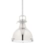 Hudson Valley Lighting Pelham Single Light 14" Wide Pendant Polished Nickel