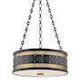 Hudson Valley Lighting Gaines 3 Light 16" Wide Drum Chandelier Aged Old Bronze