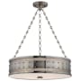 Hudson Valley Lighting Gaines 4 Light 22" Wide Drum Chandelier Historic Nickel