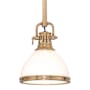 Hudson Valley Lighting Randolph Single Light 10" Wide Pendant Aged Brass