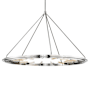 Hudson Valley Lighting Chambers 15 Light 58" Wide Ring Chandelier Polished Nickel