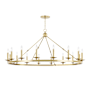 Hudson Valley Lighting Allendale 16 Light 58" Wide Taper Candle Chandelier Aged Brass