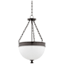 Hudson Valley Lighting Barrington 3 Light 14" Wide Pendant Historic Bronze