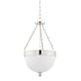 Hudson Valley Lighting Barrington 3 Light 14" Wide Pendant Polished Nickel