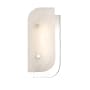 Hudson Valley Lighting Yin & Yang Single Light 13" Tall LED Wall Sconce Polished Nickel