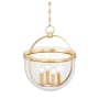 Hudson Valley Lighting Malloy 4 Light 16" Wide Pendant Vintage Gold Leaf