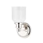 Hudson Valley Lighting Windham Single Light 10" Tall Bathroom Sconce Polished Nickel