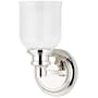 Hudson Valley Lighting Windham Single Light 10" Tall Bathroom Sconce Polished Nickel