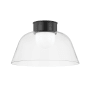 Hudson Valley Lighting Lakeside 20" Wide Semi-flush Ceiling Fixture Distressed Bronze