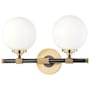 Hudson Valley Lighting Bowery 2 Light 15" Wide Bathroom Vanity Light Aged Old Bronze