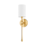 Hudson Valley Lighting Guilford 20" Tall Wall Sconce Aged Brass