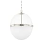 Hudson Valley Lighting Donnell 18" Wide Globe Pendant Polished Nickel