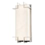 Hudson Valley Lighting Delmar Single Light 15" Tall LED Wall Sconce Polished Nickel