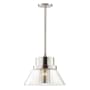 Hudson Valley Lighting Paoli Single Light 16" Wide Pendant Polished Nickel