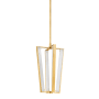 Hudson Valley Lighting Edgemere 16" Wide LED Pendant Aged Brass / Distressed Bronze