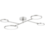 Hudson Valley Lighting Saturn 4 Light 43" Wide LED Fixed Rail Ceiling Fixture Polished Nickel