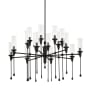 Hudson Valley Lighting Chisel 16 Light 41" Wide Taper Candle Chandelier Black Iron
