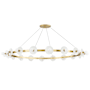 Hudson Valley Lighting Austen 18 Light 58" Wide Ring Chandelier Aged Brass