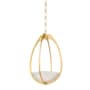 Hudson Valley Lighting Lloyd 14" Wide LED Pendant Aged Brass