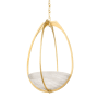 Hudson Valley Lighting Lloyd 19" Wide LED Pendant Aged Brass