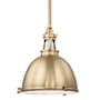 Hudson Valley Lighting Massena Single Light 20" Wide Pendant Aged Brass