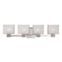 Hudson Valley Lighting Hartsdale 4 Light 26" Wide Bathroom Vanity Light Polished Nickel