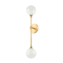 Hudson Valley Lighting Andrews 2 Light 24" Tall LED Wall Sconce Aged Brass