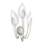 Hudson Valley Lighting Blossom 3 Light 27" Tall Wall Sconce Silver Leaf