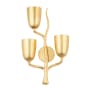 Hudson Valley Lighting Vine 3 Light 24" Tall Wall Sconce Gold Leaf