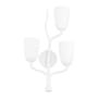 Hudson Valley Lighting Vine 3 Light 14" Wide Wall Sconce White Plaster