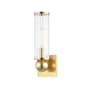Hudson Valley Lighting Malone 14" Tall Bathroom Sconce Aged Brass