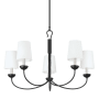 Hudson Valley Lighting Montpelier 5 Light 34" Wide Chandelier Aged Iron