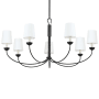 Hudson Valley Lighting Montpelier 7 Light 48" Wide Chandelier Aged Iron