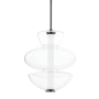 Hudson Valley Lighting Palermo 19" Wide LED Pendant Black Nickel