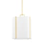 Hudson Valley Lighting Downing 13" Wide Pendant Aged Brass