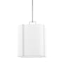 Hudson Valley Lighting Downing 13" Wide Pendant Polished Nickel