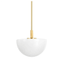 Hudson Valley Lighting Lethbridge 15" Wide Pendant Aged Brass