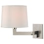 Hudson Valley Lighting Fairport Single Light 11" Tall Wall Sconce Polished Nickel