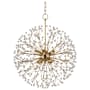 Hudson Valley Lighting Dunkirk 8 Light 20" Wide Crystal Globe Chandelier Aged Brass