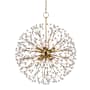 Hudson Valley Lighting Dunkirk 8 Light 20" Wide Crystal Globe Chandelier Aged Brass