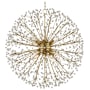 Hudson Valley Lighting Dunkirk 10 Light 30" Wide Crystal Globe Chandelier Aged Brass