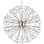 Hudson Valley Lighting Dunkirk 10 Light 30" Wide Crystal Globe Chandelier Polished Nickel