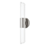 Hudson Valley Lighting Rowe 2 Light 20" Tall LED Wall Sconce Polished Nickel