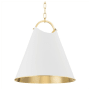 Hudson Valley Lighting Burnbay 18" Wide Pendant Aged Brass