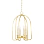Hudson Valley Lighting Oakville 6 Light 18" Wide Multi Light Pendant Aged Brass